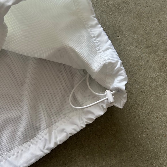 Vintage Nike Track Jacket Size XL White Full Zip Nylon Windbreaker - Picture 5 of 9